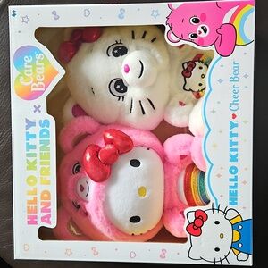 Hello Kitty x Care Bear Plush Set